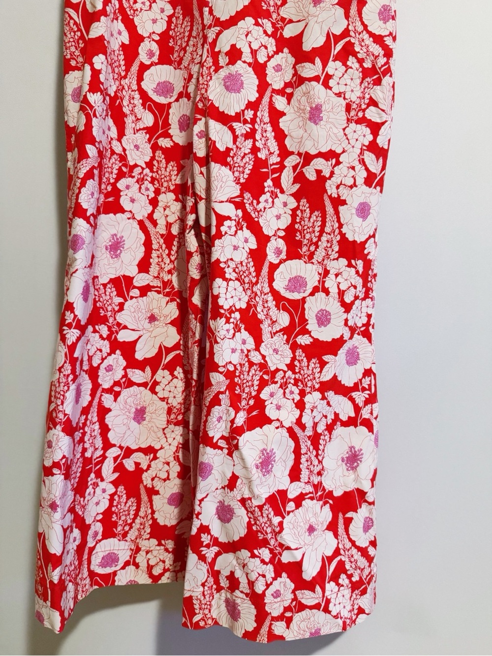 Maeve by Anthropologie - The Colette Red Floral Jumpsuit - Picture 6 of 8